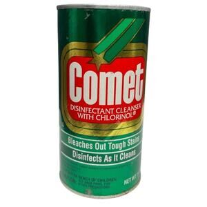 New Vintage 1989 Procter Gamble Comet Cleanser Full Unopened Display Prop